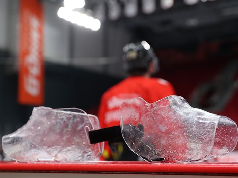 Раскатка «Авангарда» перед первым матчем серии с «Металлургом»