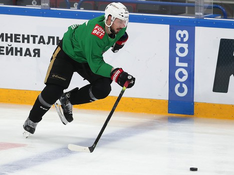 Тренировка «Авангарда» перед вторым матчем серии в Магнитогорске