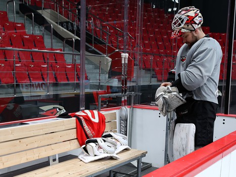 Фотографирование команды перед плей-офф