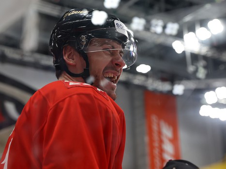 Раскатка «Авангарда» перед матчем с рижским «Динамо»