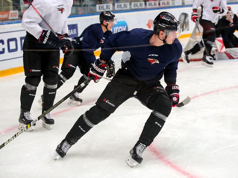 Раскатка «Авангарда» перед матчем с «Салаватом Юлаевым»