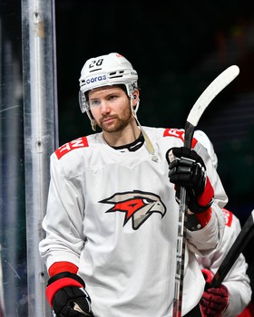 Раскатка «Авангарда» перед матчем в Казани