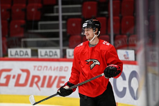 Раскатка «Авангарда» перед матчем с «Салаватом Юлаевым»