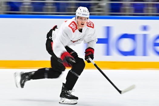 Раскатка «Авангарда» перед матчем в Нижнем Новгороде