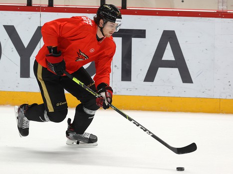 Тренировка «Авангарда» перед матчем с «Нефтехимиком»