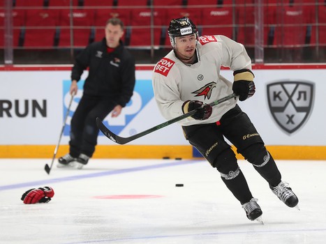 Раскатка «Авангарда» перед матчем с ЦСКА