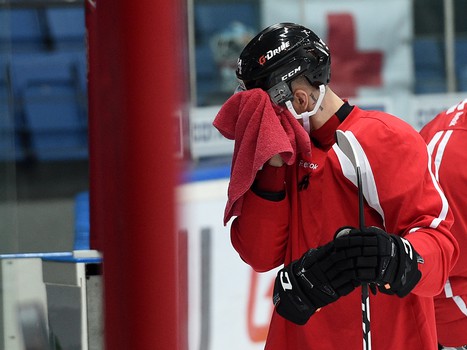 Раскатка "Авангарда" перед матчем с "Куньлунь Ред Стар"