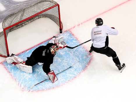 Раскатка «Авангарда» перед третьим матчем финальной серии с ЦСКА