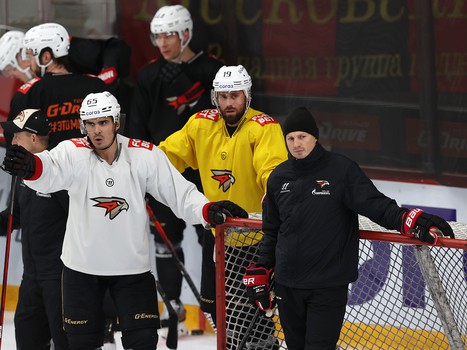 Тренировка «Авангарда» перед выездом