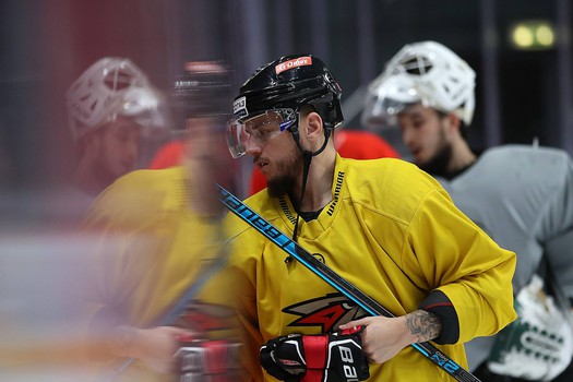 Раскатка «Авангарда» перед матчем с «Сибирью»