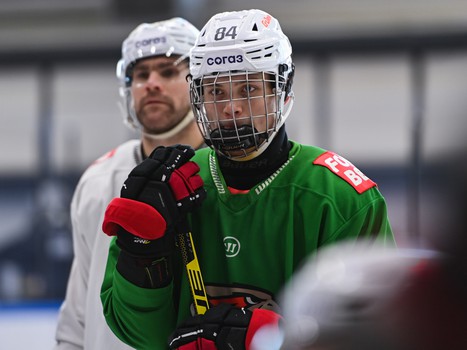 Тренировка «Авангарда» в Омске