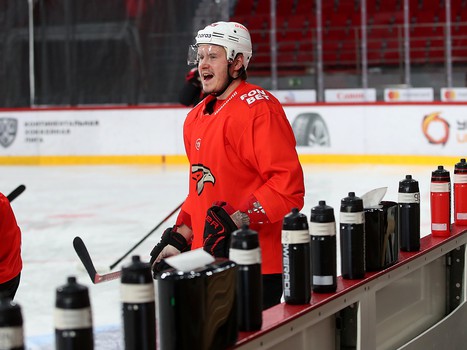 Раскатка «Авангарда» перед выездным матчем с «Автомобилистом»