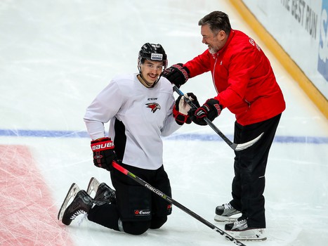 Раскатка «Авангарда» перед четвертым матчем финала с ЦСКА