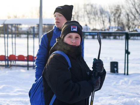 Новая хоккейная коробка в Омске