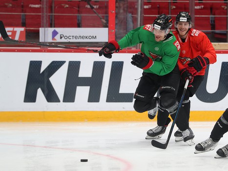 Раскатка «Авангарда» перед третьим матчем финальной серии с ЦСКА