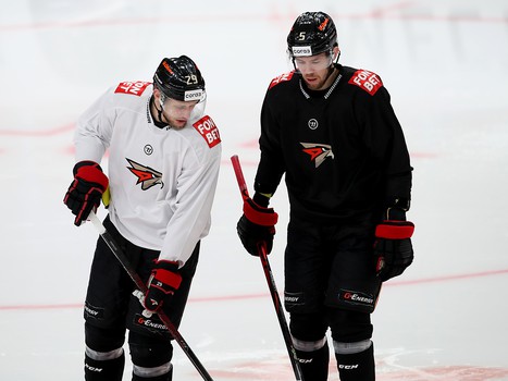 Раскатка «Авангарда» перед матчем с «Амуром»