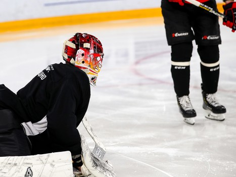 Раскатка «Авангарда» перед выездным матчем с «Металлургом»