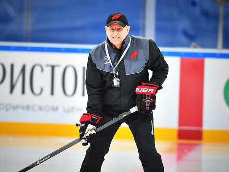 Раскатка "Авангарда" перед седьмым матчем серии с "Салаватом Юлаевым"