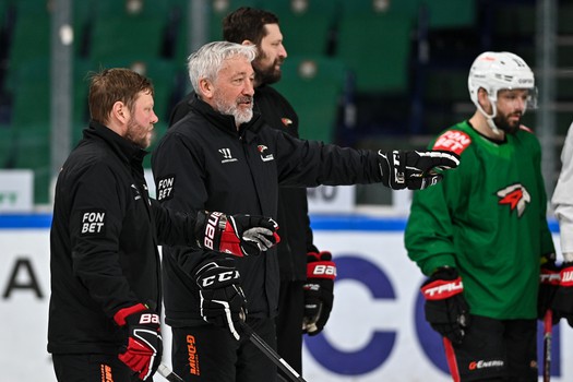 Раскатка «Авангарда» перед первым матчем финала Востока с «Ак Барсом»