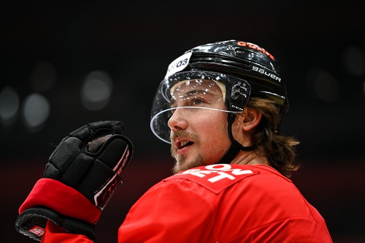 Раскатка «Авангарда» перед матчем с «Нефтехимиком»