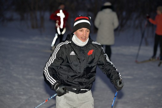 Лыжная тренировка "Авангарда"