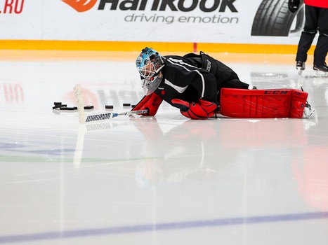 Раскатка «Авангарда» перед матчем с «Торпедо»