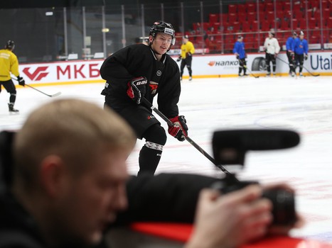 Открытая тренировка «Авангарда» для прессы и болельщиков