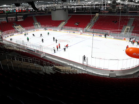 Раскатка «Авангарда» перед матчем с «Куньлунь РС»