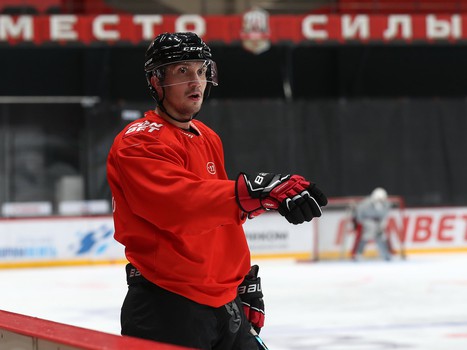 Первая тренировка «Авангарда» в новом сезоне