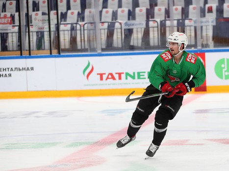 Раскатка «Авангарда» перед выездным матчем с «Ак Барсом»