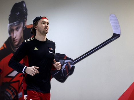 Тренировка «Авангарда» перед матчем с минским «Динамо»