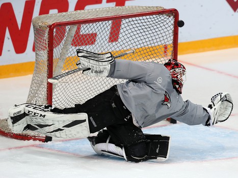 Раскатка «Авангарда» перед матчем с «Магниткой»