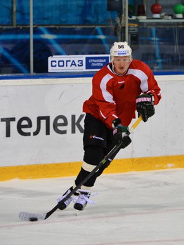 Тренировка "Авангарда" в Ханты-Мансийске