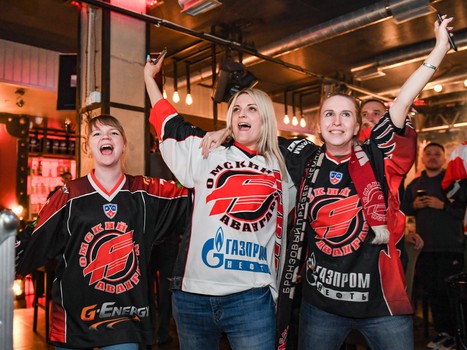 Омск празднует чемпионство «Авангарда»!