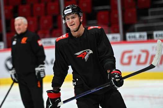 Раскатка «Авангарда» перед матчем с «Ак Барсом»