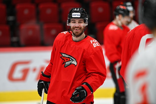 Раскатка «Авангарда» перед вторым матчем серии с «Локомотивом»