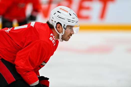 Раскатка «Авангарда» перед матчем в Магнитогорске