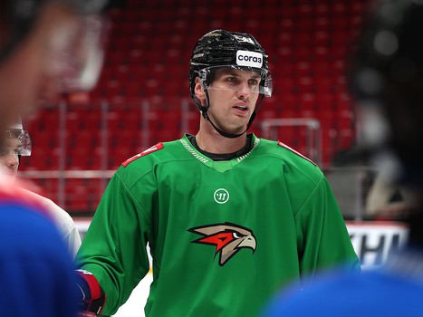 Первая тренировка Виктора Сведберга в «Авангарде»