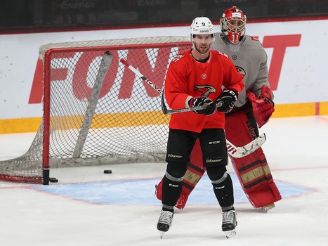 Открытая тренировка «Авангарда» перед вторым раундом плей-офф