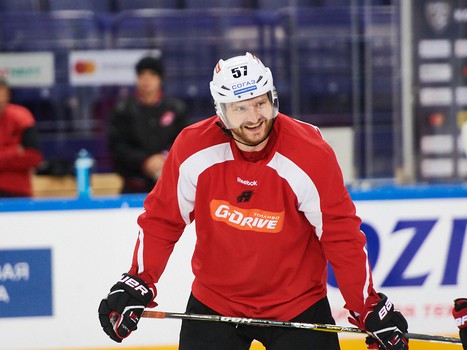 Раскатка "Авангарда" перед выездным матчем с "Ак Барсом"