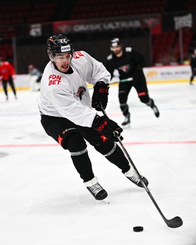 Раскатка «Авангарда» перед вторым матчем серии с «Нефтехимиком»