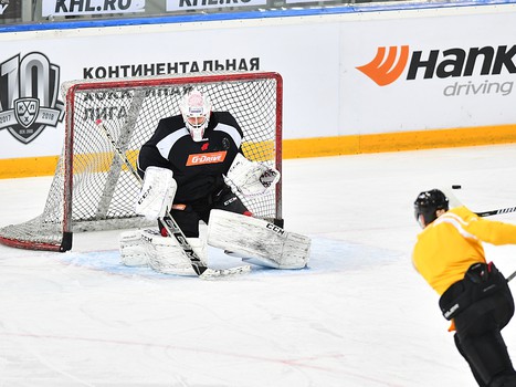 Раскатка "Авангарда" перед матчем с ХК "Сочи"