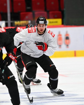 Тренировка «Авангарда» перед матчем с «Металлургом»