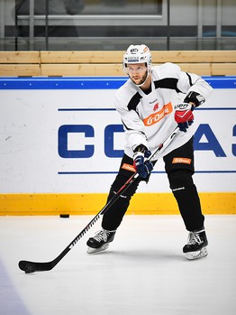 Раскатка "Авангарда" перед выездным матчем с "Барысом"