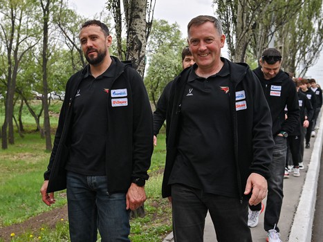 Возложение цветов в Парке Победы