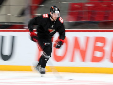 Раскатка «Авангарда» перед первым матчем серии с «Металлургом»