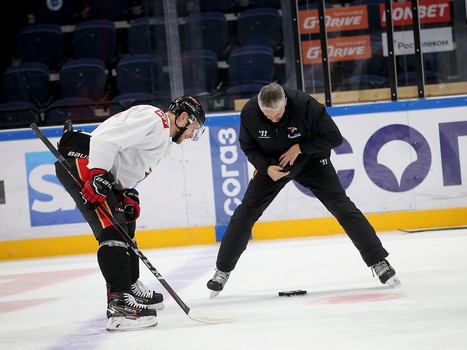 Раскатка «Авангарда» перед юбилейным матчем с «Ак Барсом»