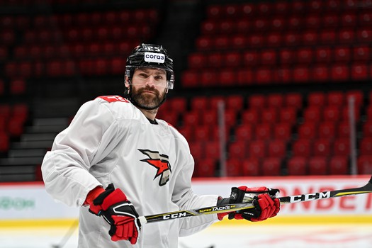 Раскатка «Авангарда» перед матчем с «Салаватом Юлаевым»