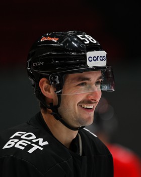 Раскатка «Авангарда» перед матчем с минским «Динамо»