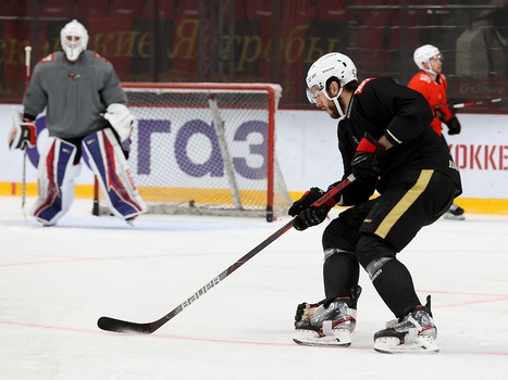 Тренировка «Авангарда» перед выездом